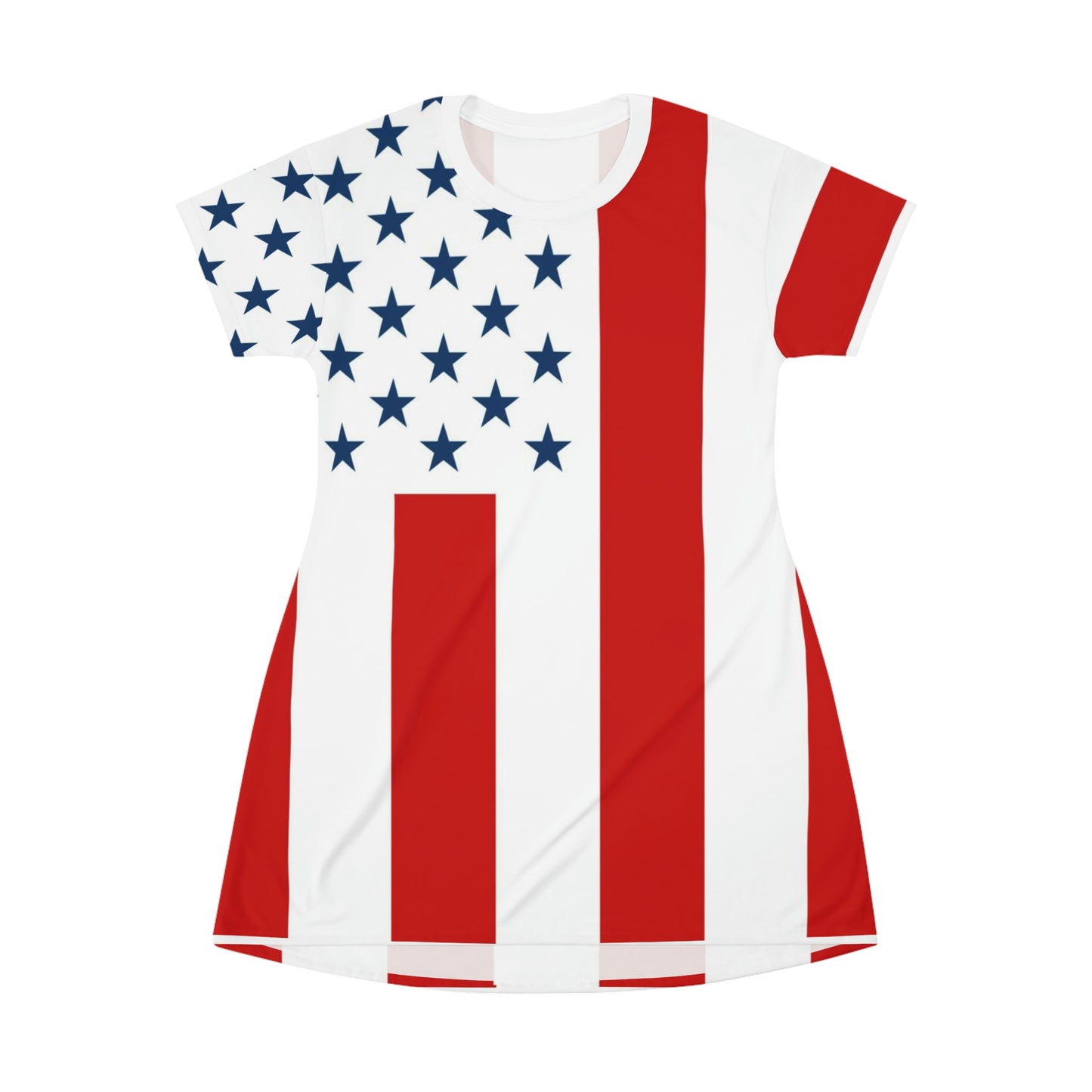 Flag Print T-Shirt Dress