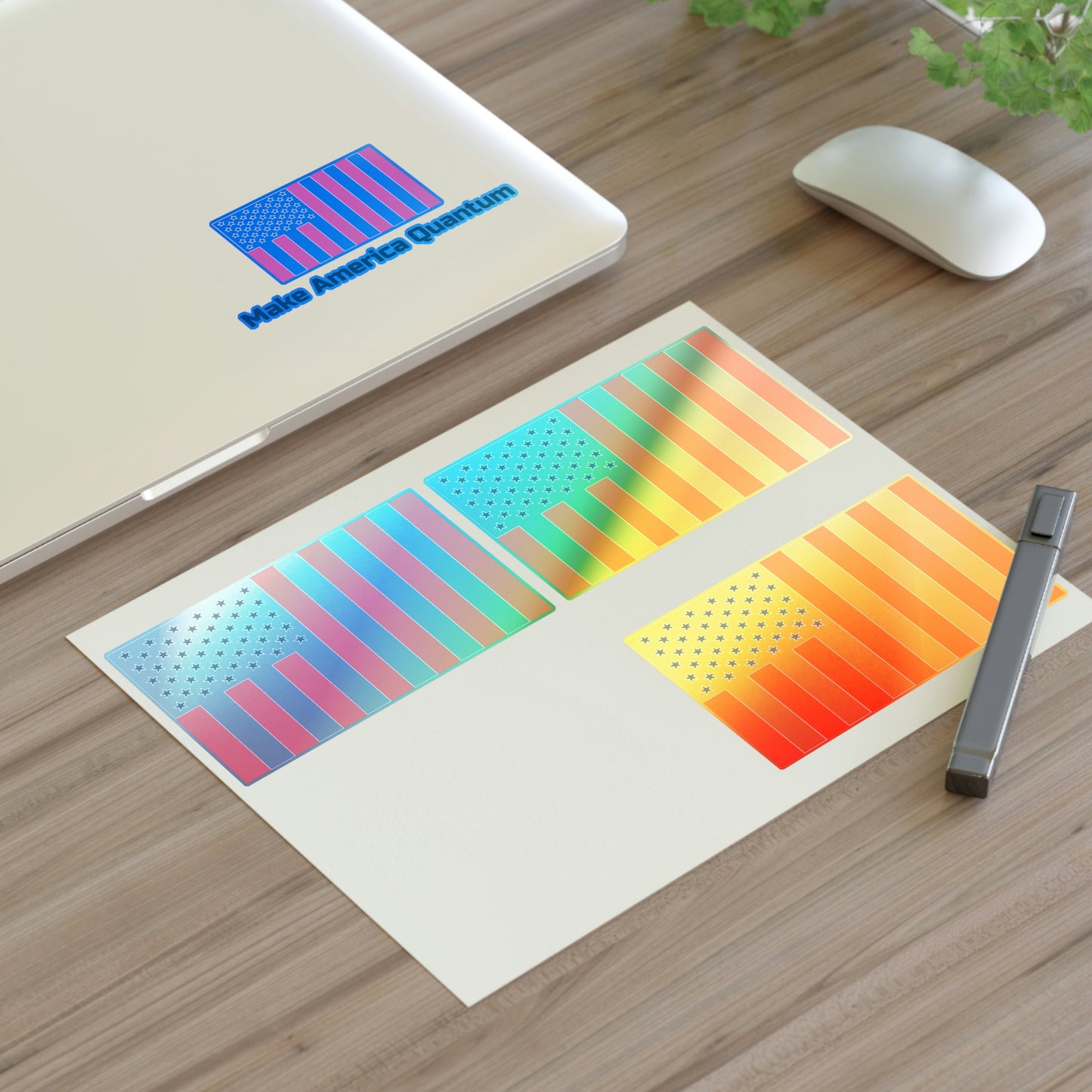 Flag Sticker Sheet (4 stickers)