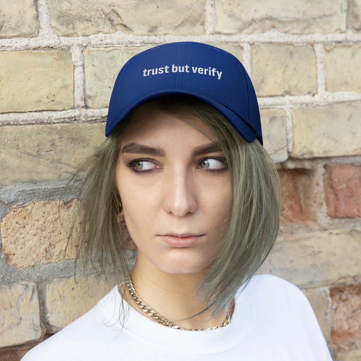Trust But Verify Twill Hat
