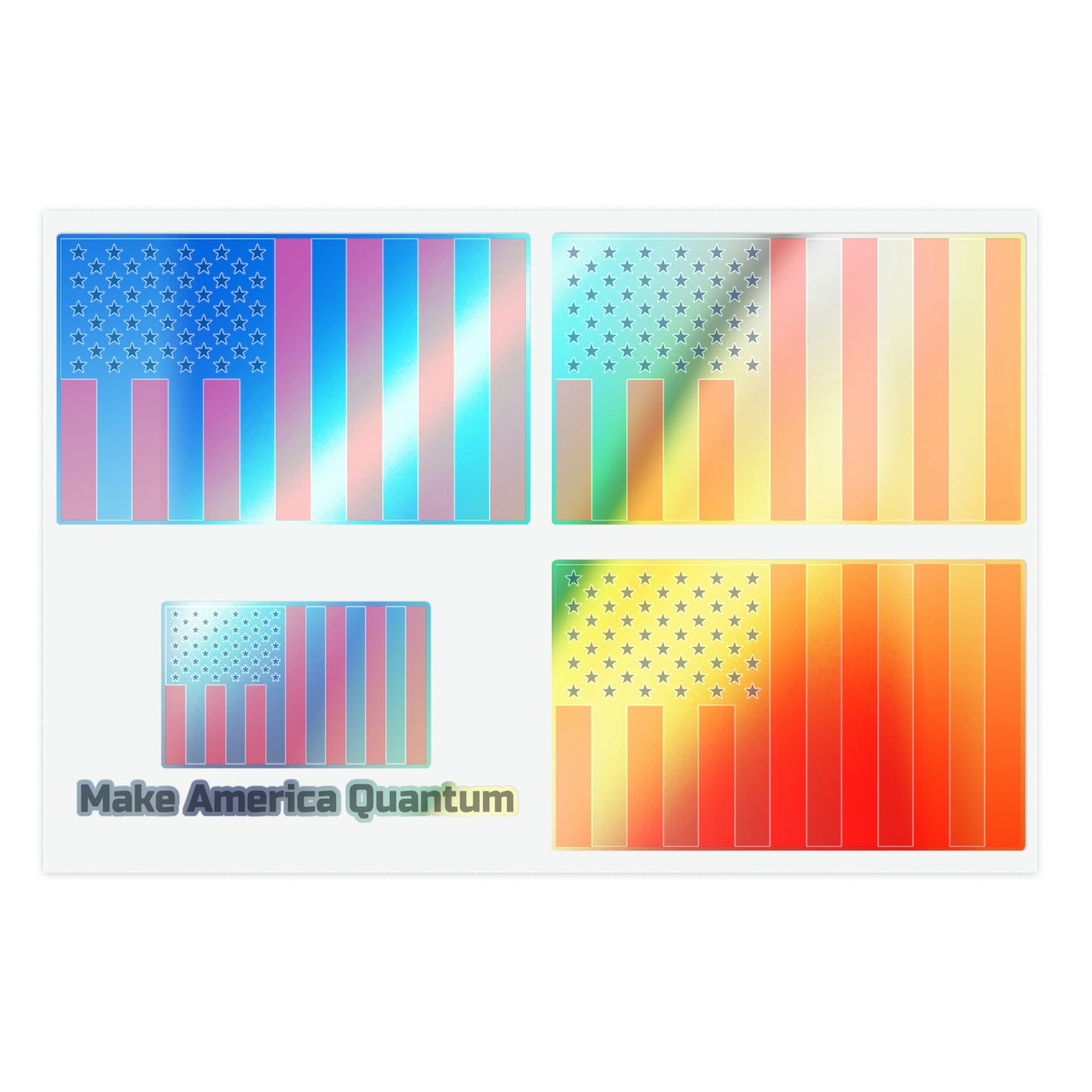 Flag Sticker Sheet (4 stickers)