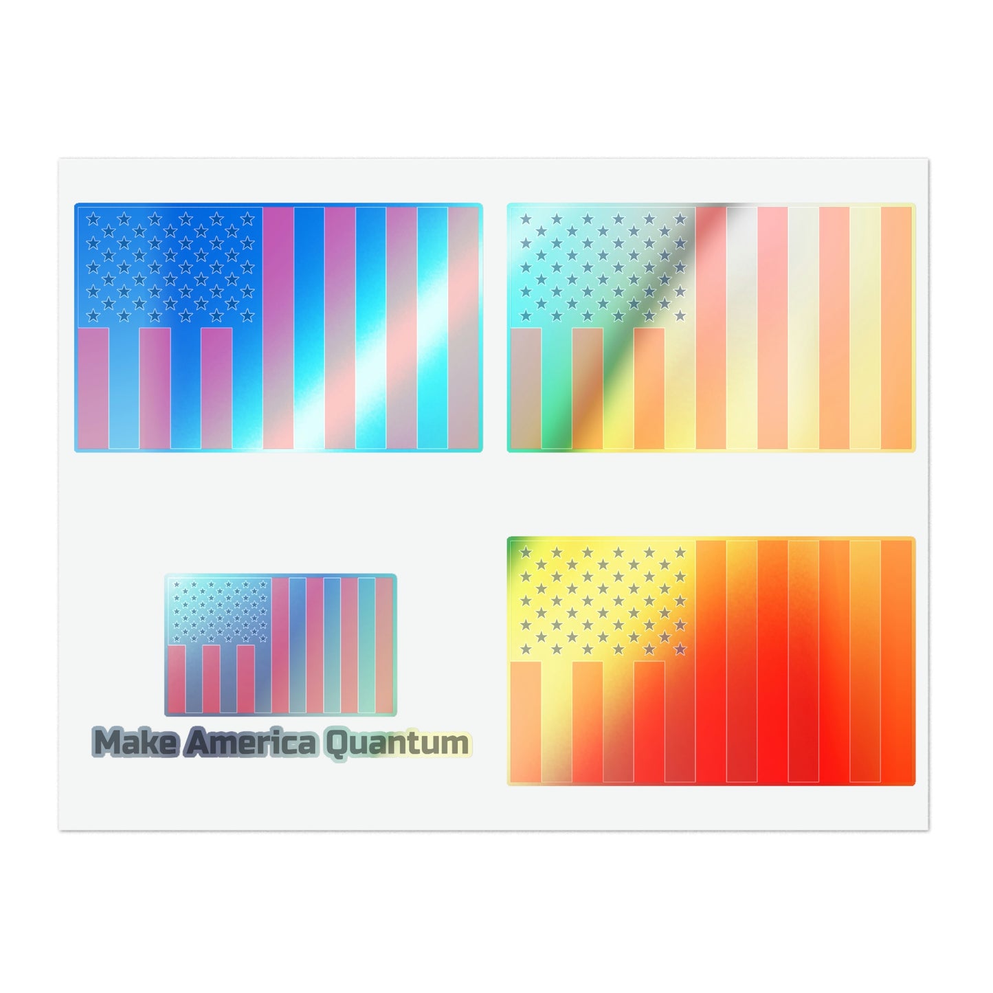 Flag Sticker Sheet (4 stickers)