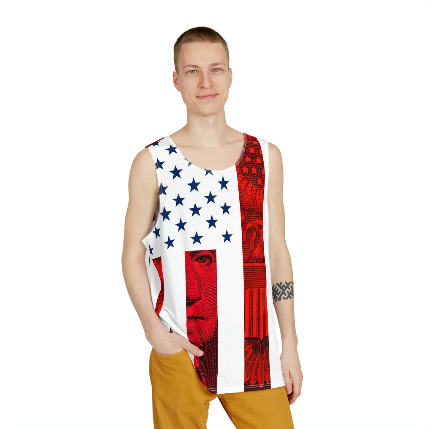 Men's Dark History Flag Tank