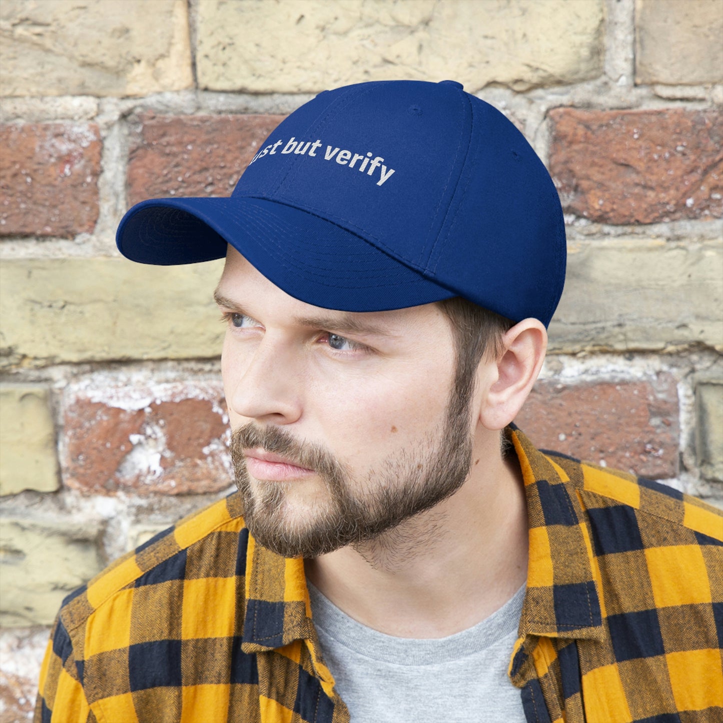 Trust But Verify Twill Hat