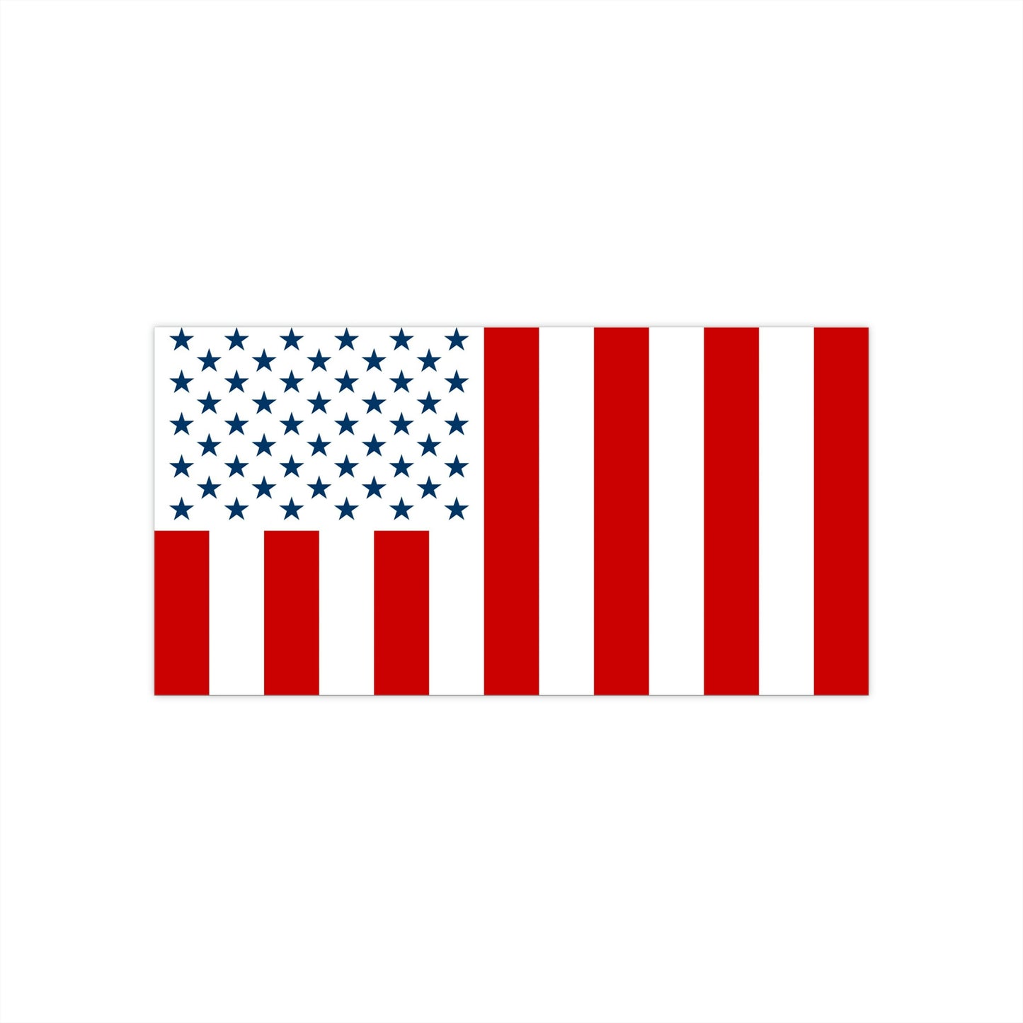 Flag Bumper Sticker