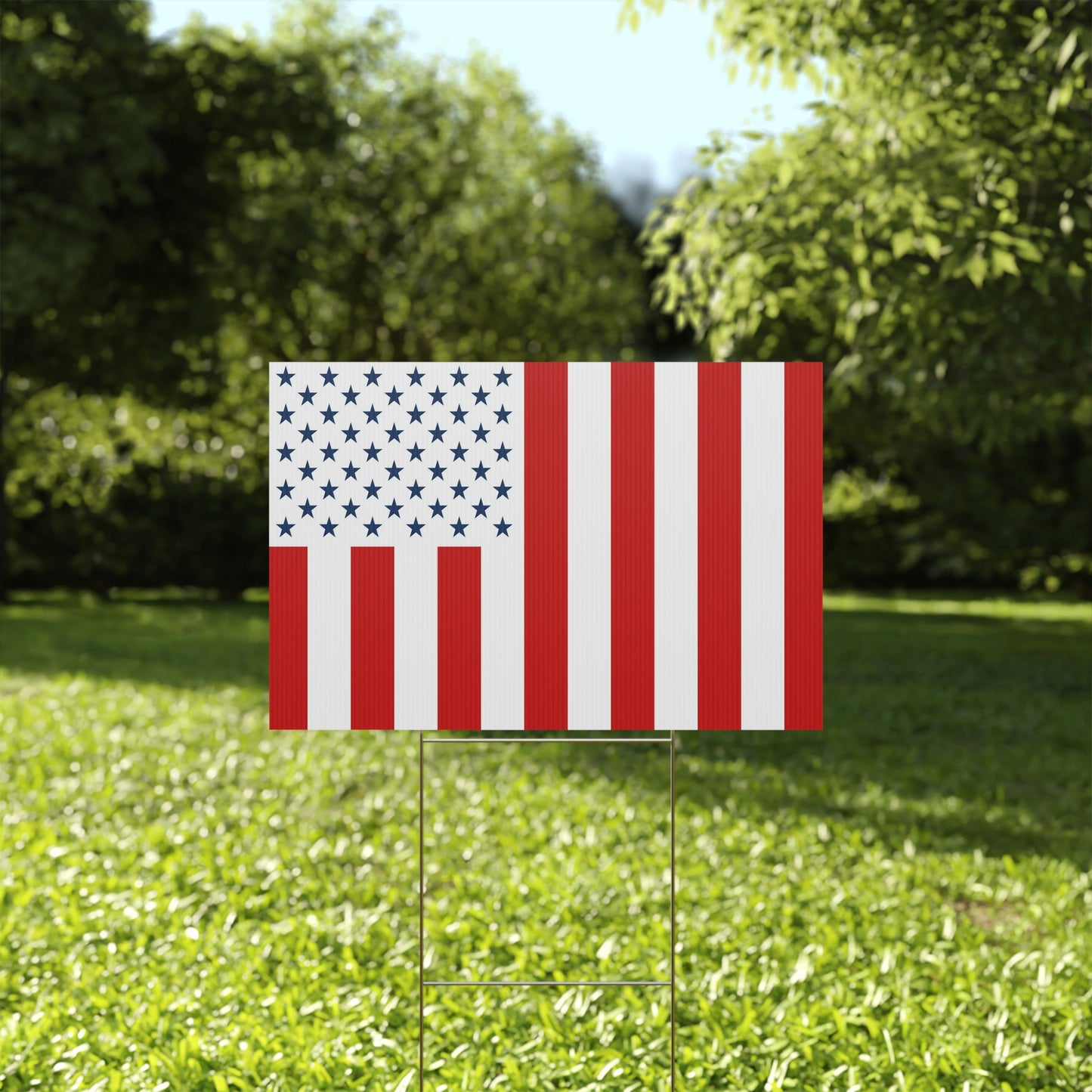 Flag Yard Sign