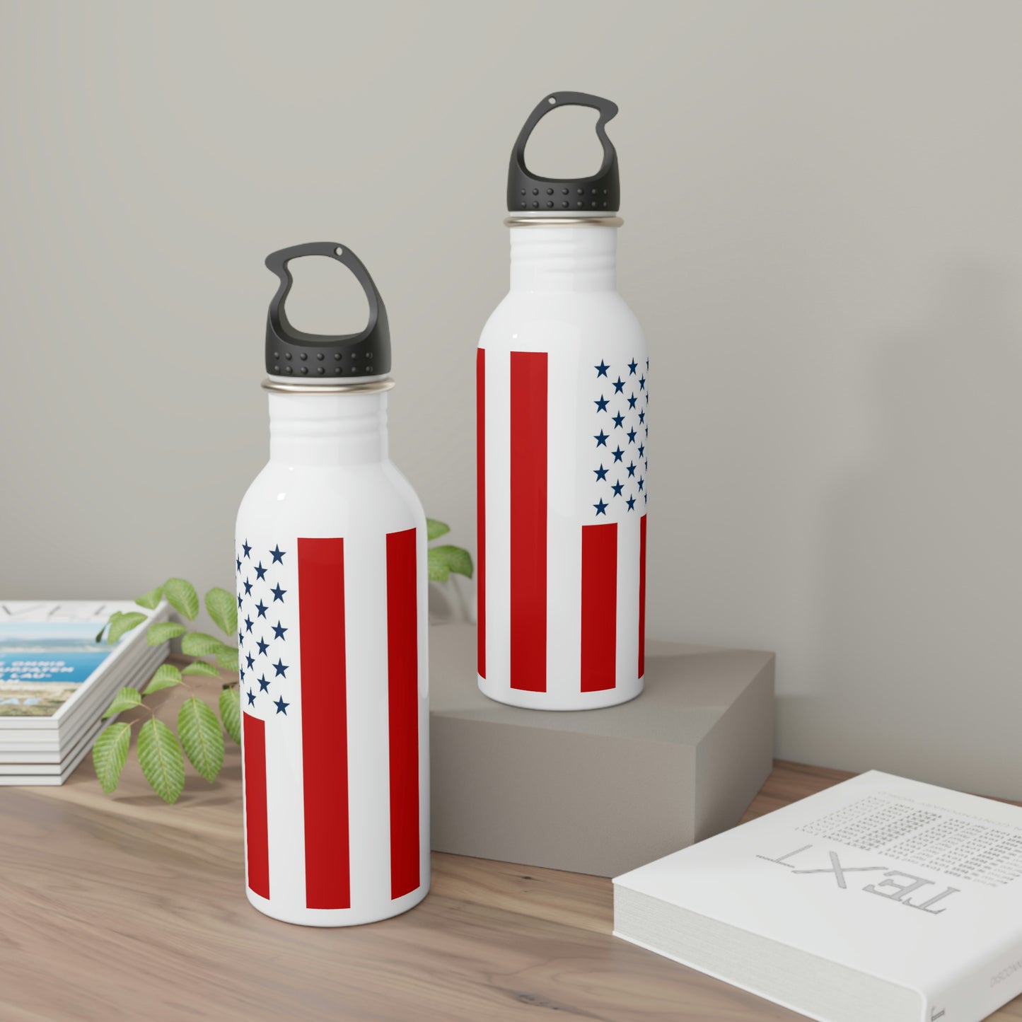 Flag Stainless Steel Water Bottle