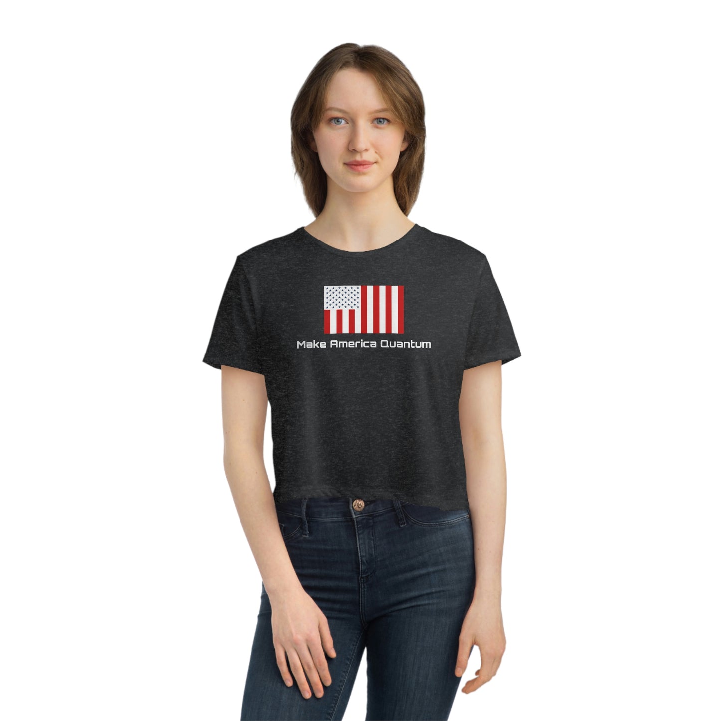Women's MAQ Flowy Cropped Tee