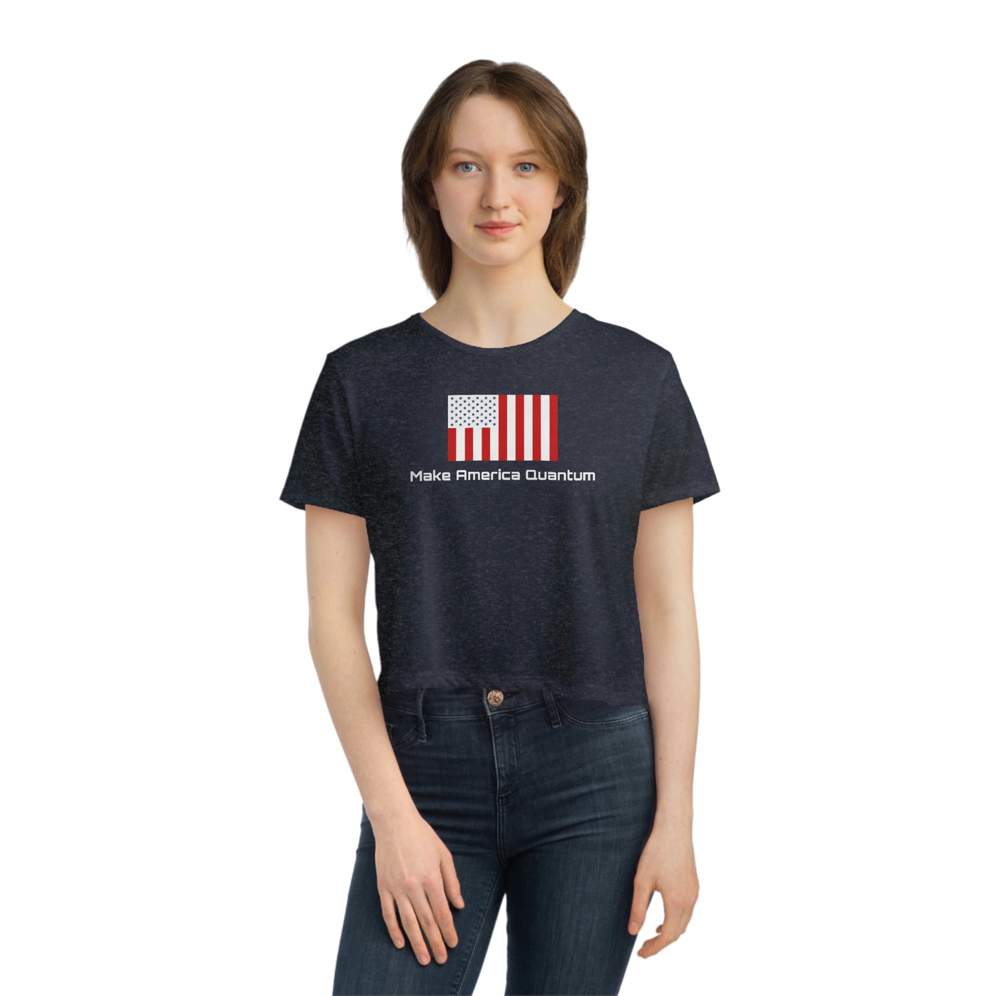Women's MAQ Flowy Cropped Tee