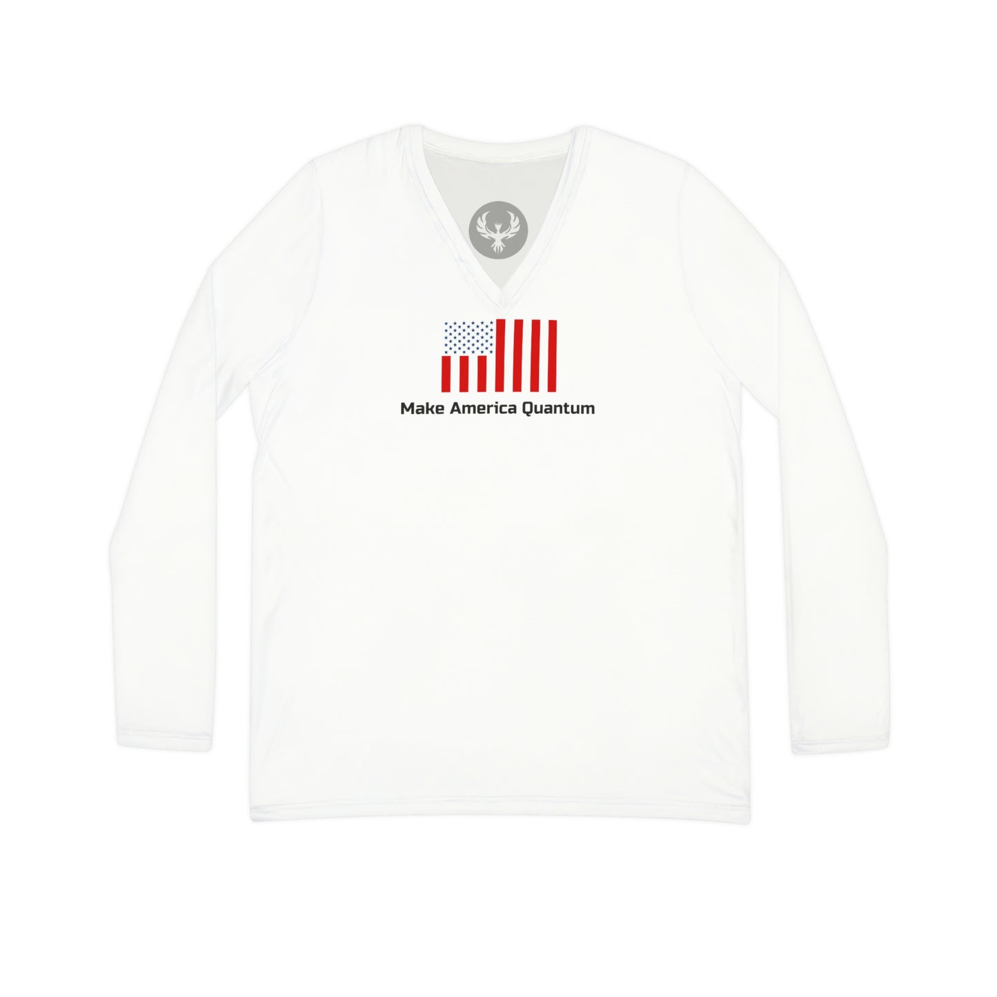 Women's MAQ Long Sleeve V-neck Shirt