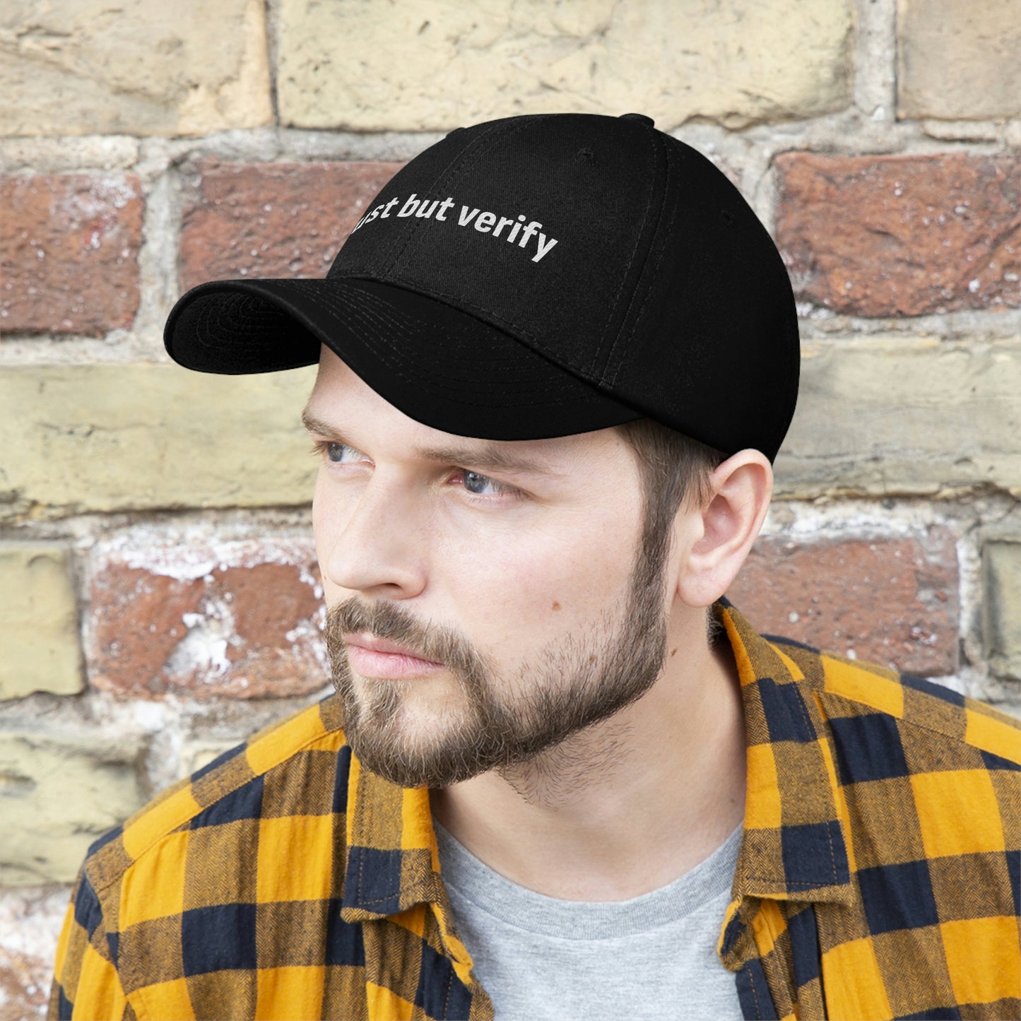 Trust But Verify Twill Hat