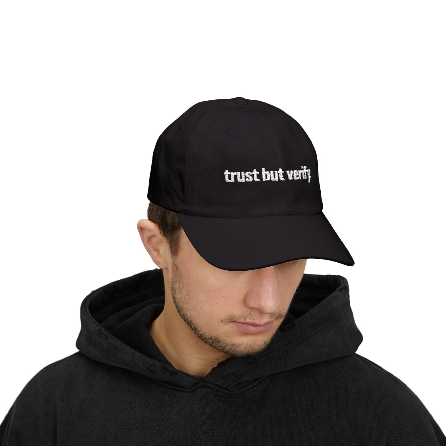 "trust but verify" - Classic Hat