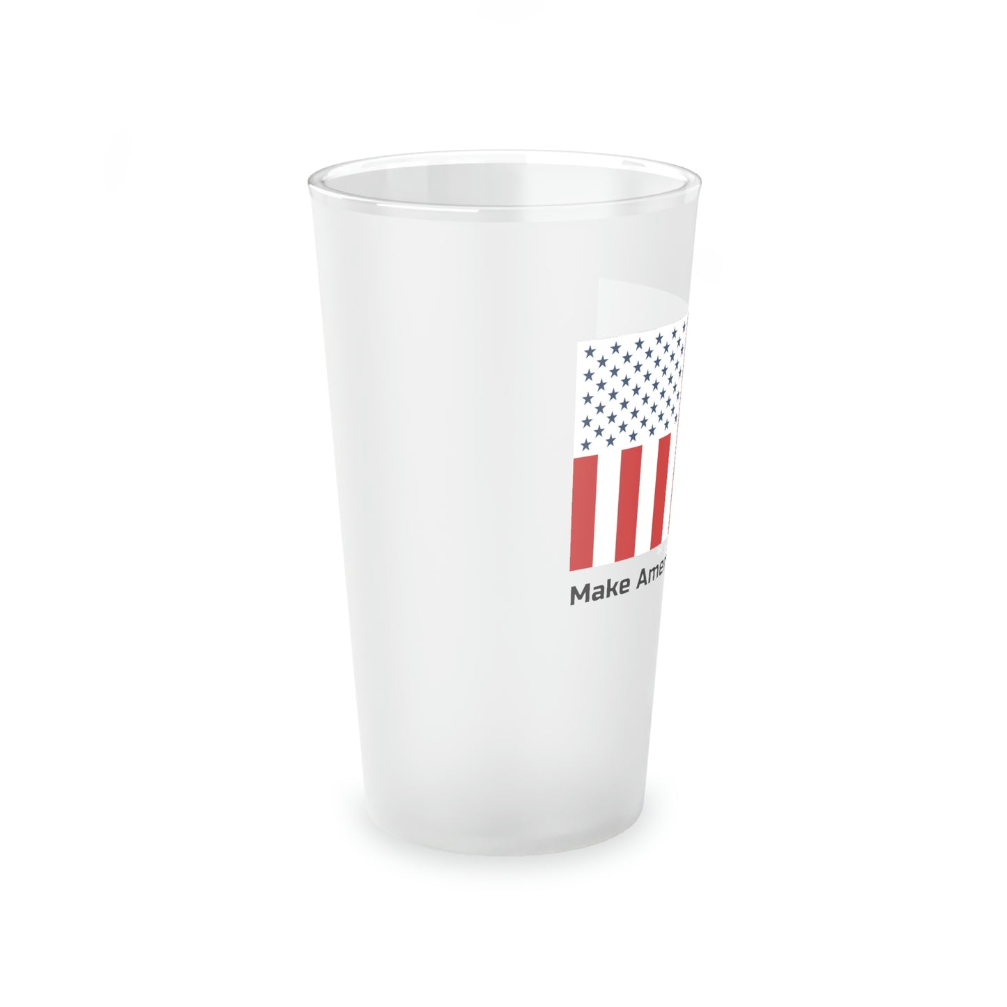 MAQ Frosted Pint Glass, 16oz