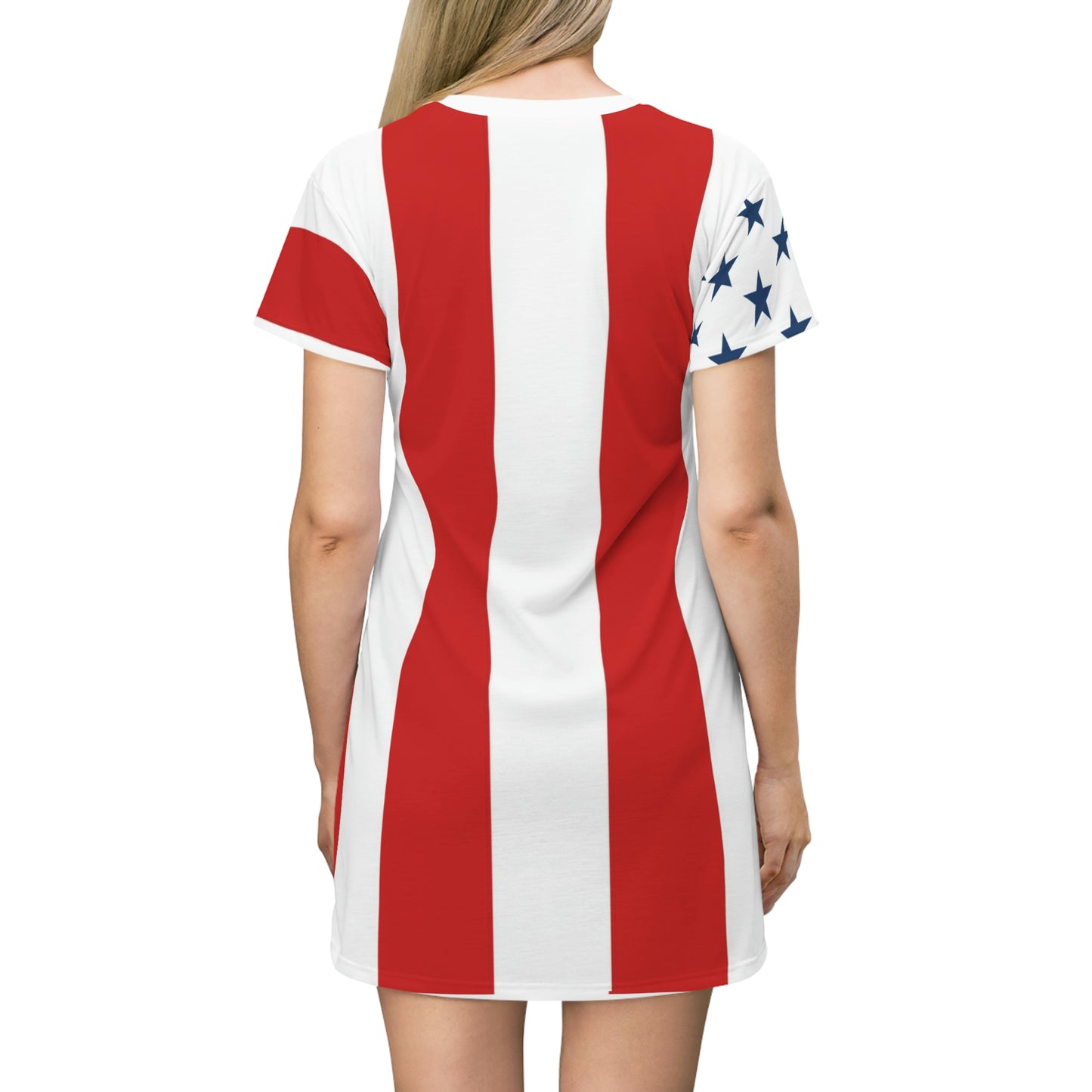 Flag Print T-Shirt Dress